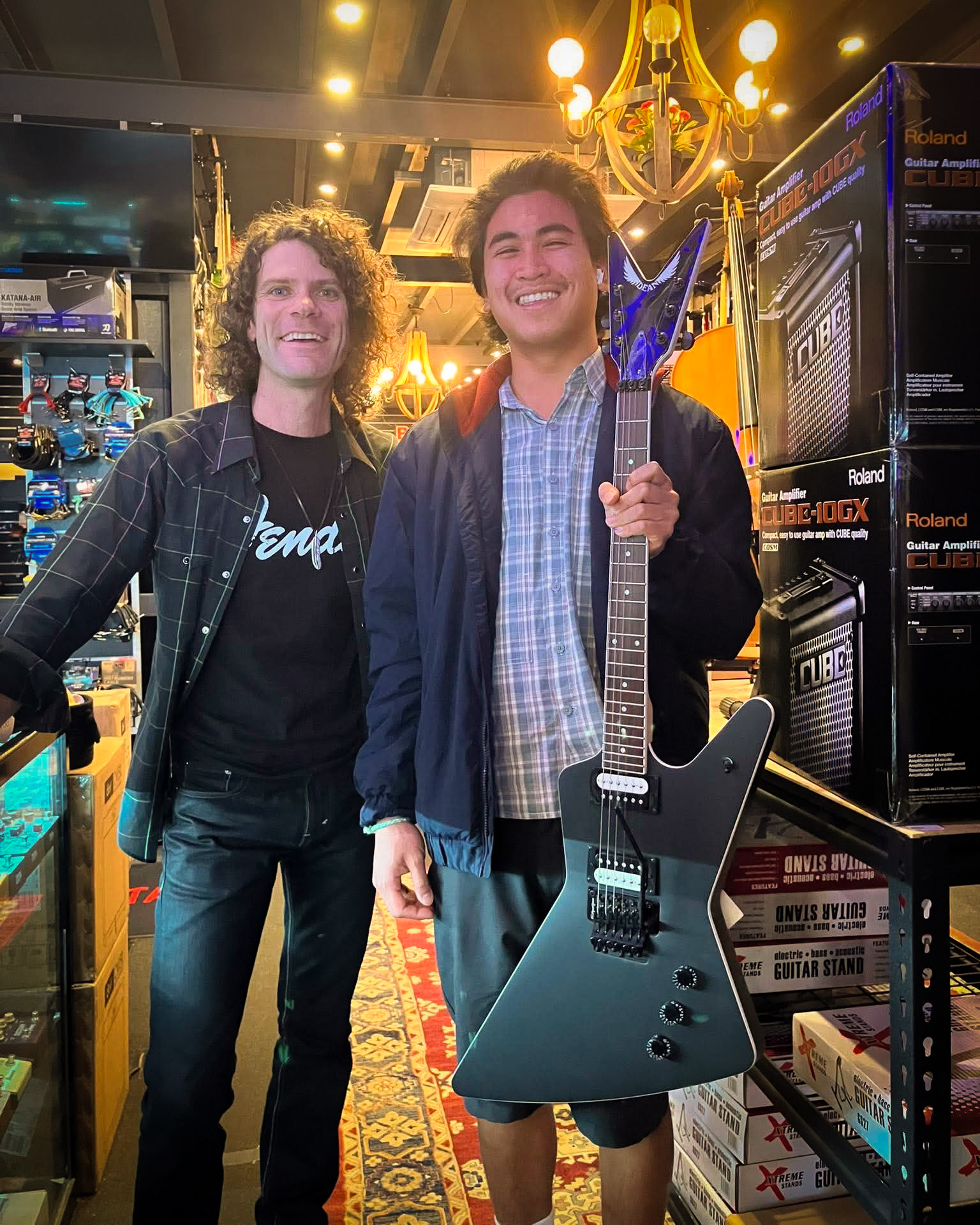 New guitar day at Mega Music Perth