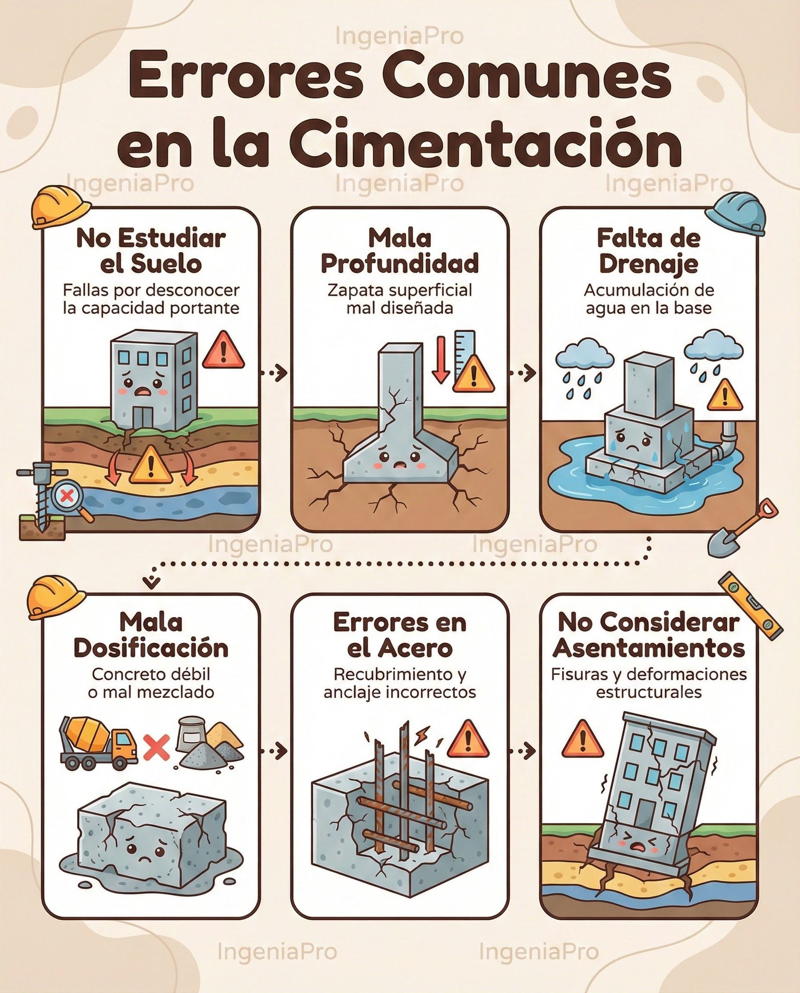 IngeniaPro - ¡Que no se te caiga la obra! 🏗️ Los cimientos son sagrados ...