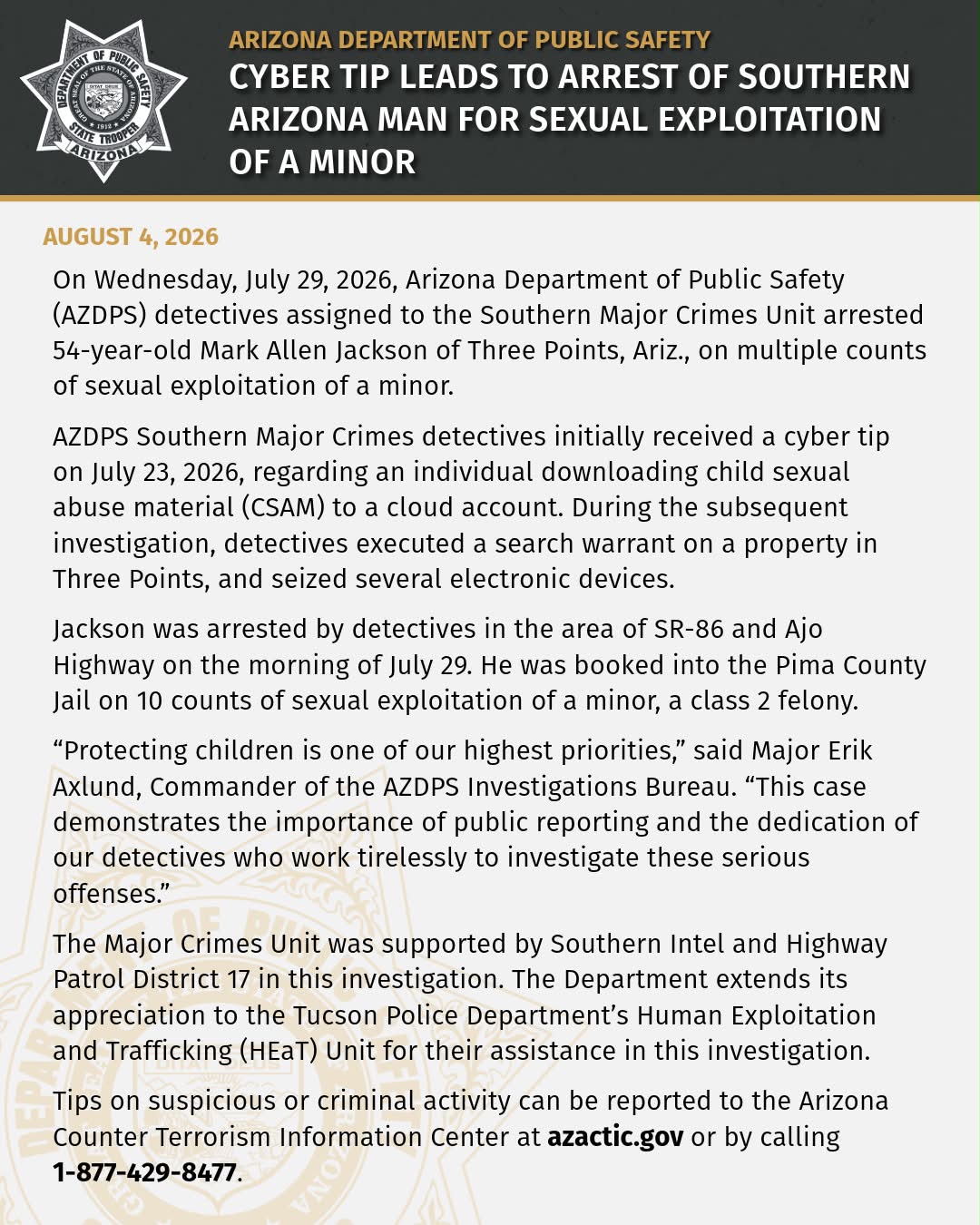 Arizona Department of Public Safety (@Ariz.DPS) • Facebook