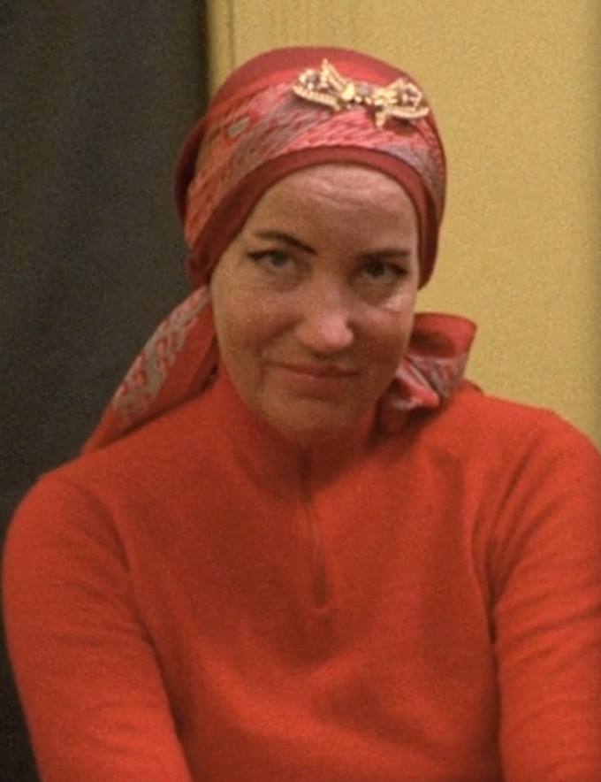 Staunch - Little Edie Beale in her all-red costume trying to seduce Al ...