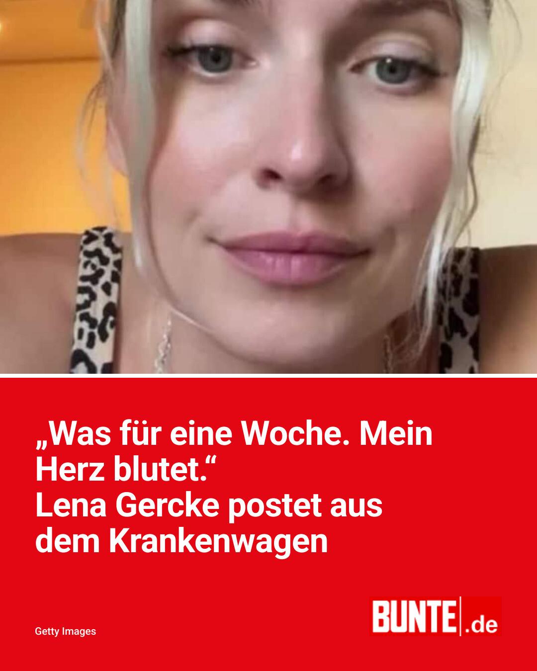 Was für eine Woche. Mein Herz blutet.“: Lena Gercke postet aus dem Krankenwagen 👉 https://ebx.sh/6UWzsG