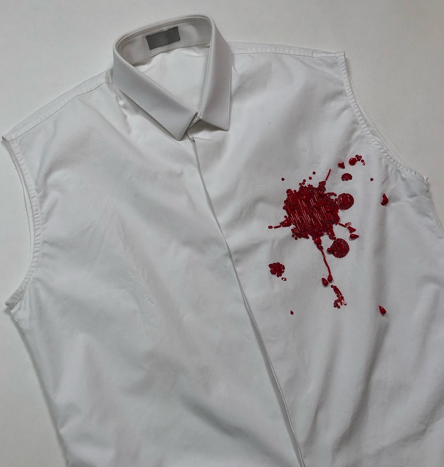 Dior Homme Blood Wound shirt from Hedi Slimane