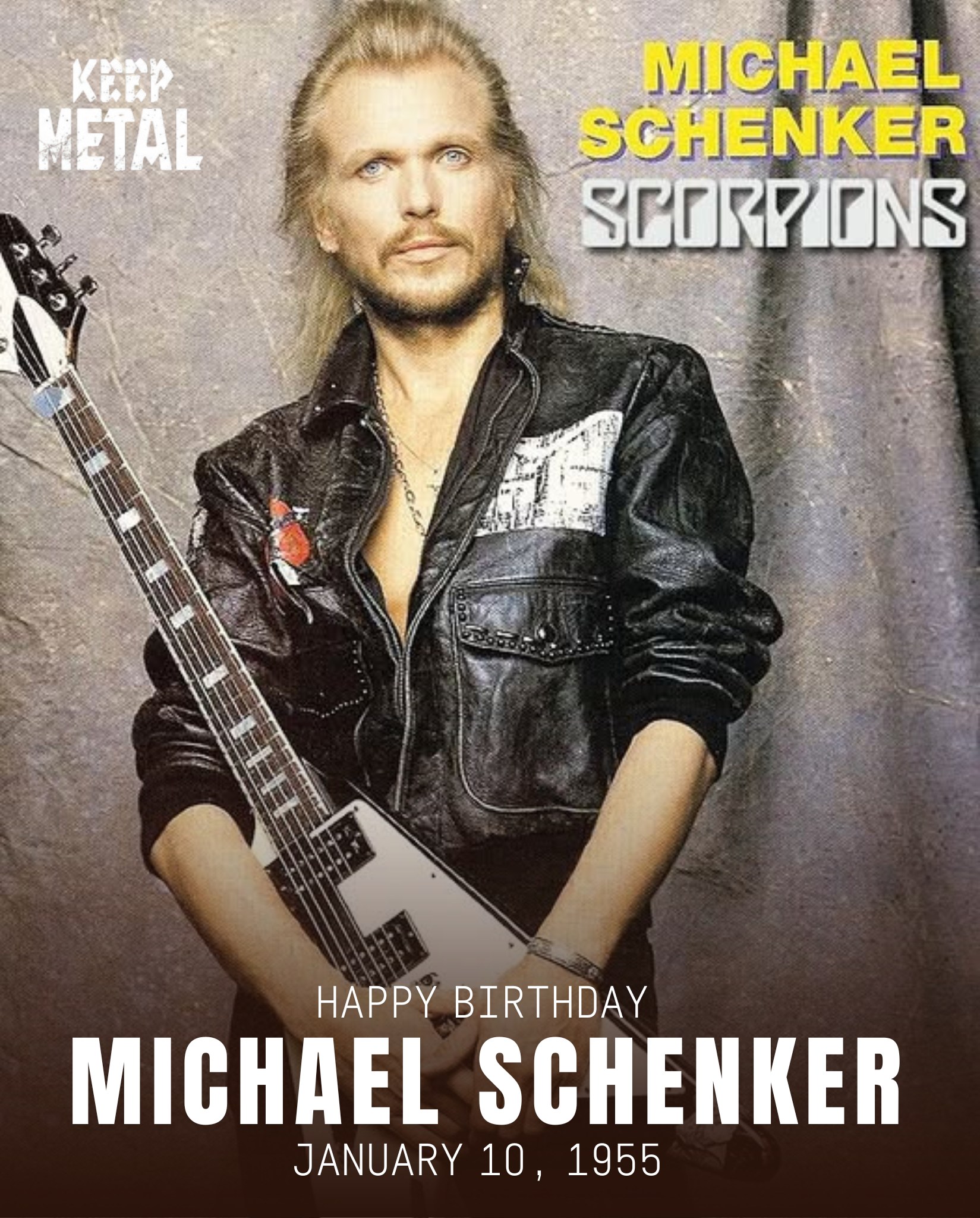 Happy birthday MICHAEL SCHENKER (January 10, 1955