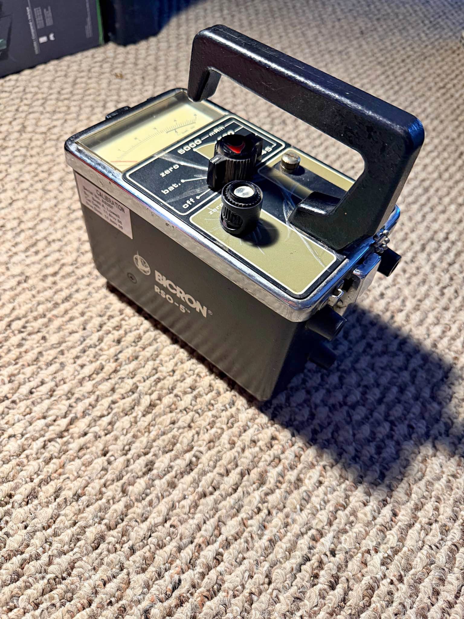Bicron RSO-5 Radiation Survey Meter – Untested / Not Calibrated ...