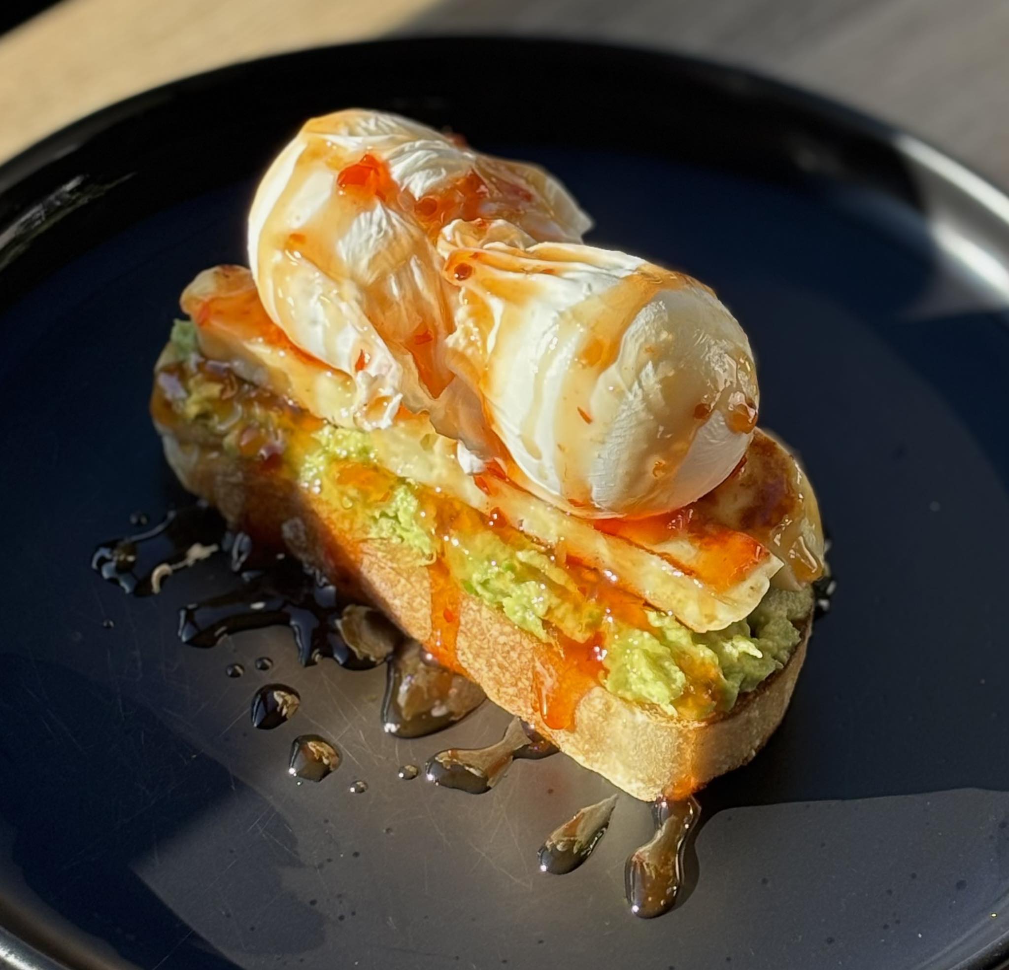 The Garden - Hot Honey Eggs - another new breakfast meal starting ...