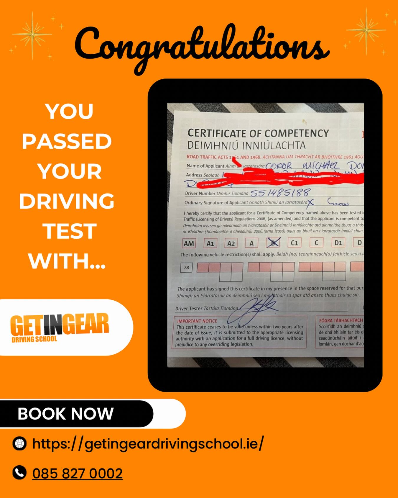 Get In Gear Driving School... - Get In Gear Driving School