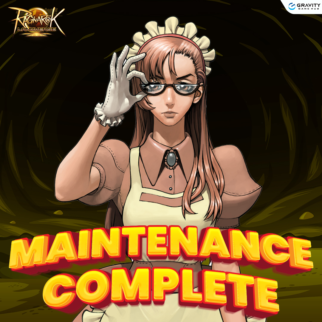 Ragnarok - 𝐌𝐚𝐢𝐧𝐭𝐞𝐧𝐚𝐧𝐜𝐞 𝐂𝐨𝐦𝐩𝐥𝐞𝐭𝐞 Dear Citizens, Maintenance is complete ...