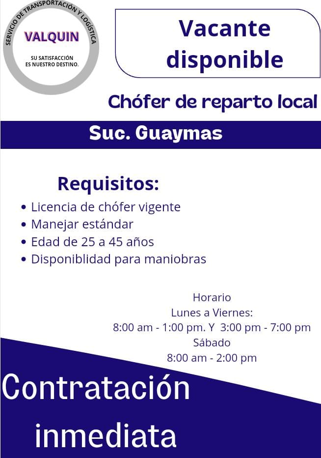Paqueteria Valquin Guaymas
