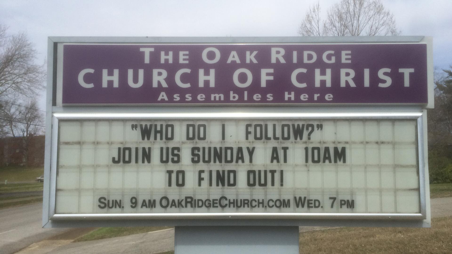 Oak Ridge church of Christ | Oak Ridge TN