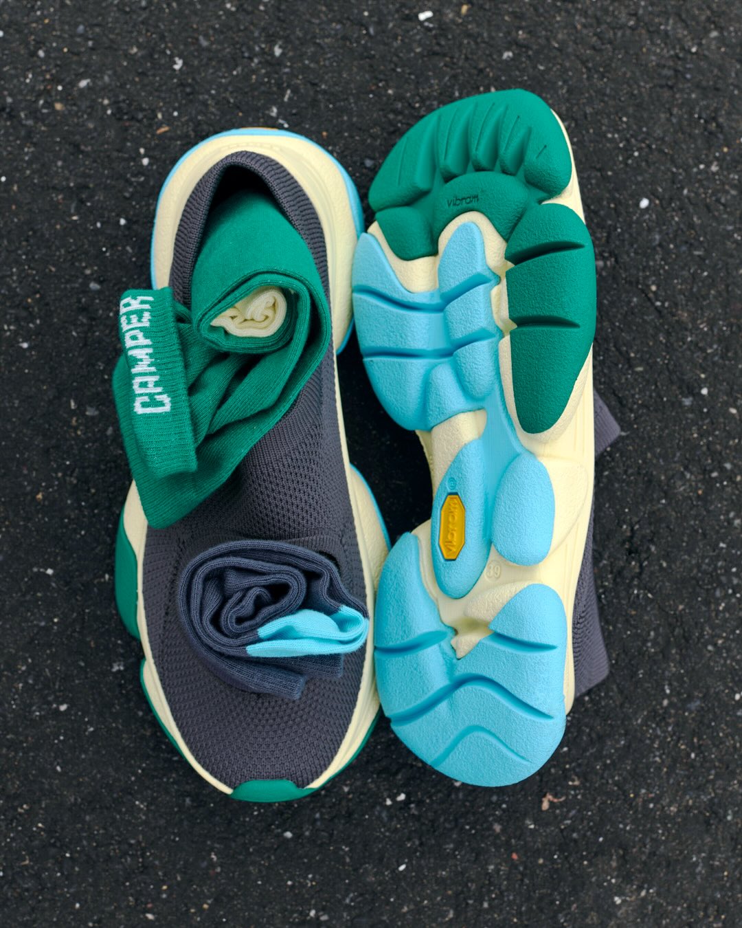 Karst Finch by CAMPER × ISSEY MIYAKE. Spring / Summer 2026