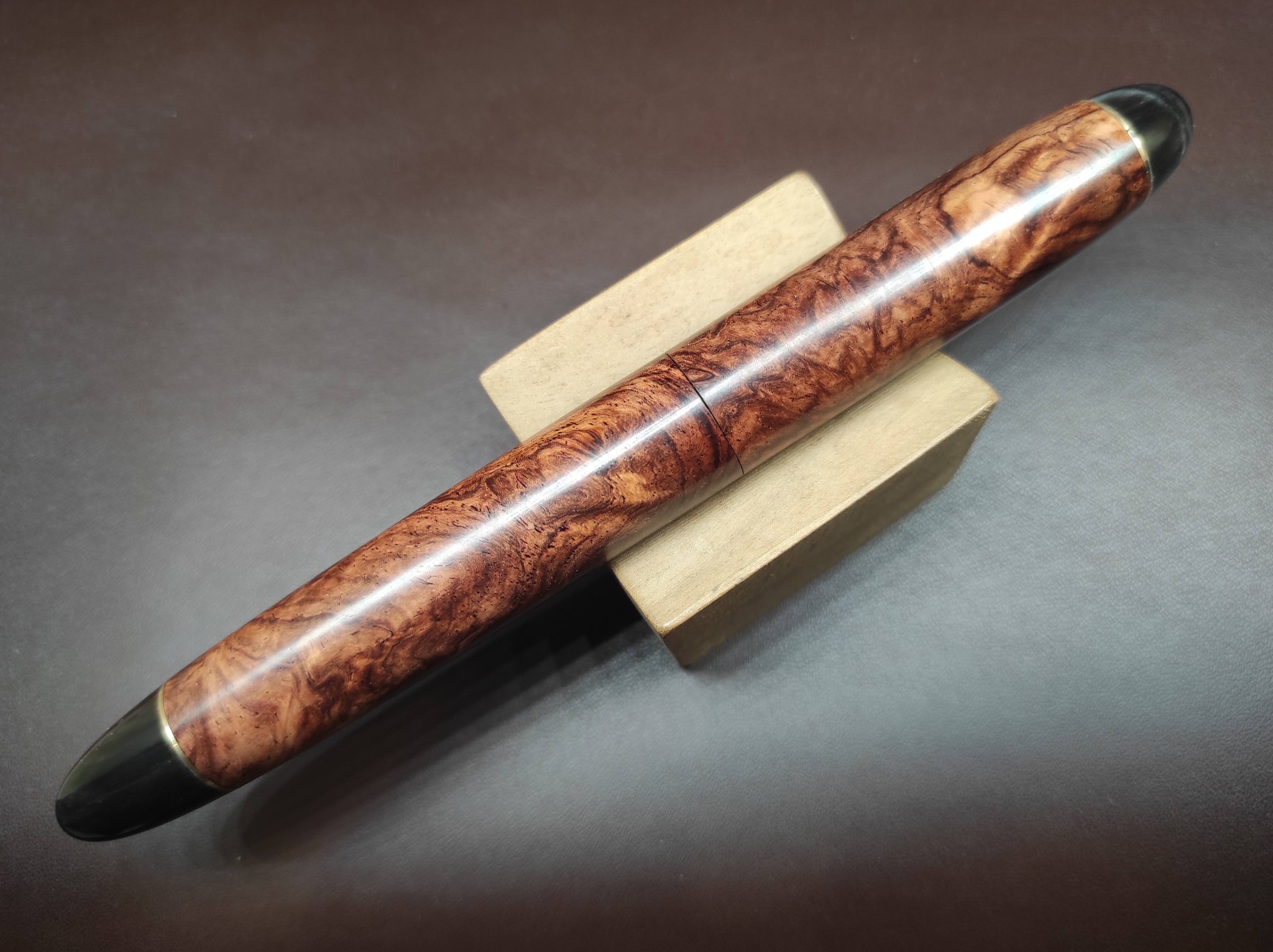 漆軸　変わり塗+螺鈿 FongLai Woodworks