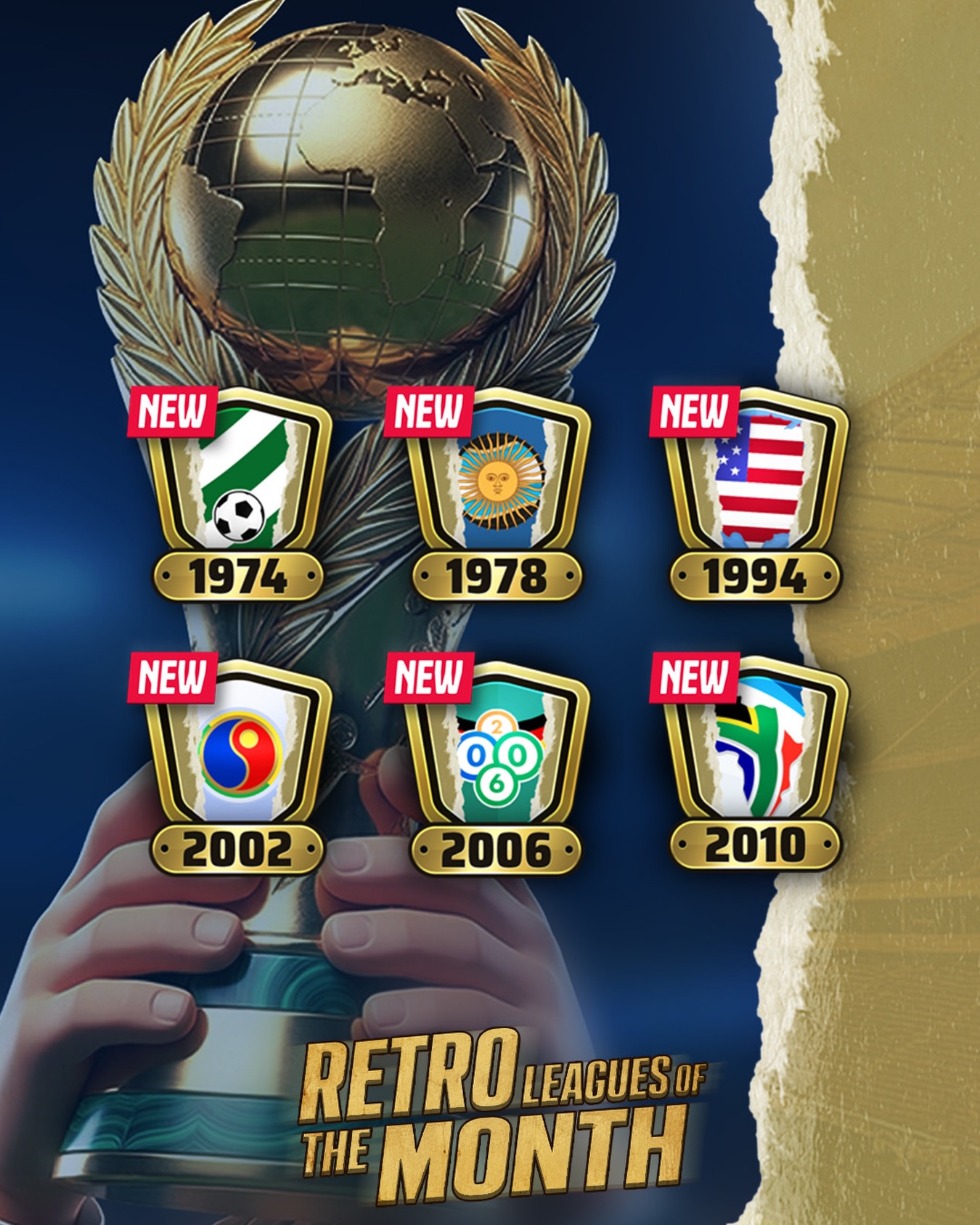 Odds 全シリーズセット 🏆 Get ready for the World Cup 2026 and play 6 Retro World Cups