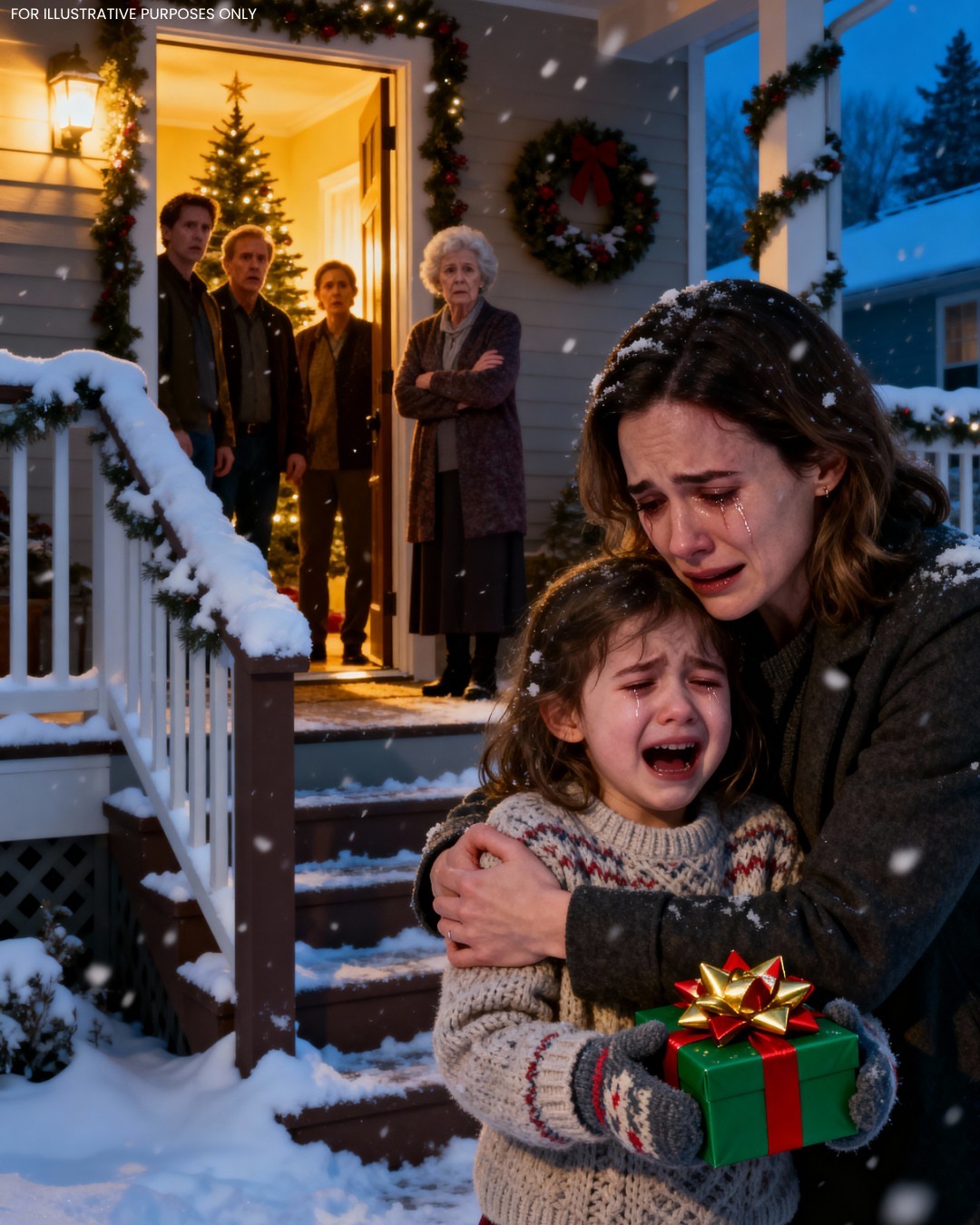 Why did my family kick me out on Christmas morning?