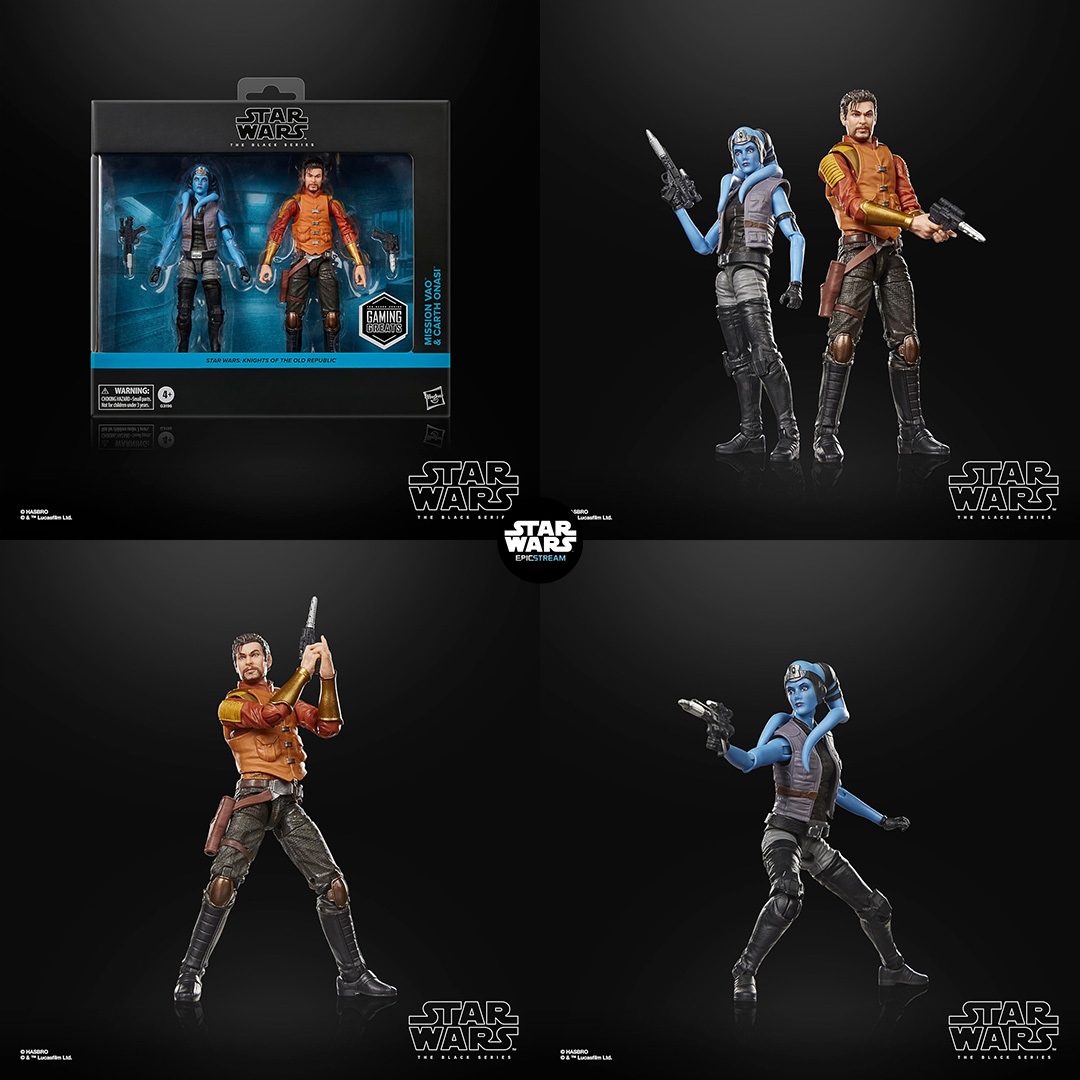 Star Wars The Black Series Mission Vao & Carth Onasi 6 Inch 2-Pack