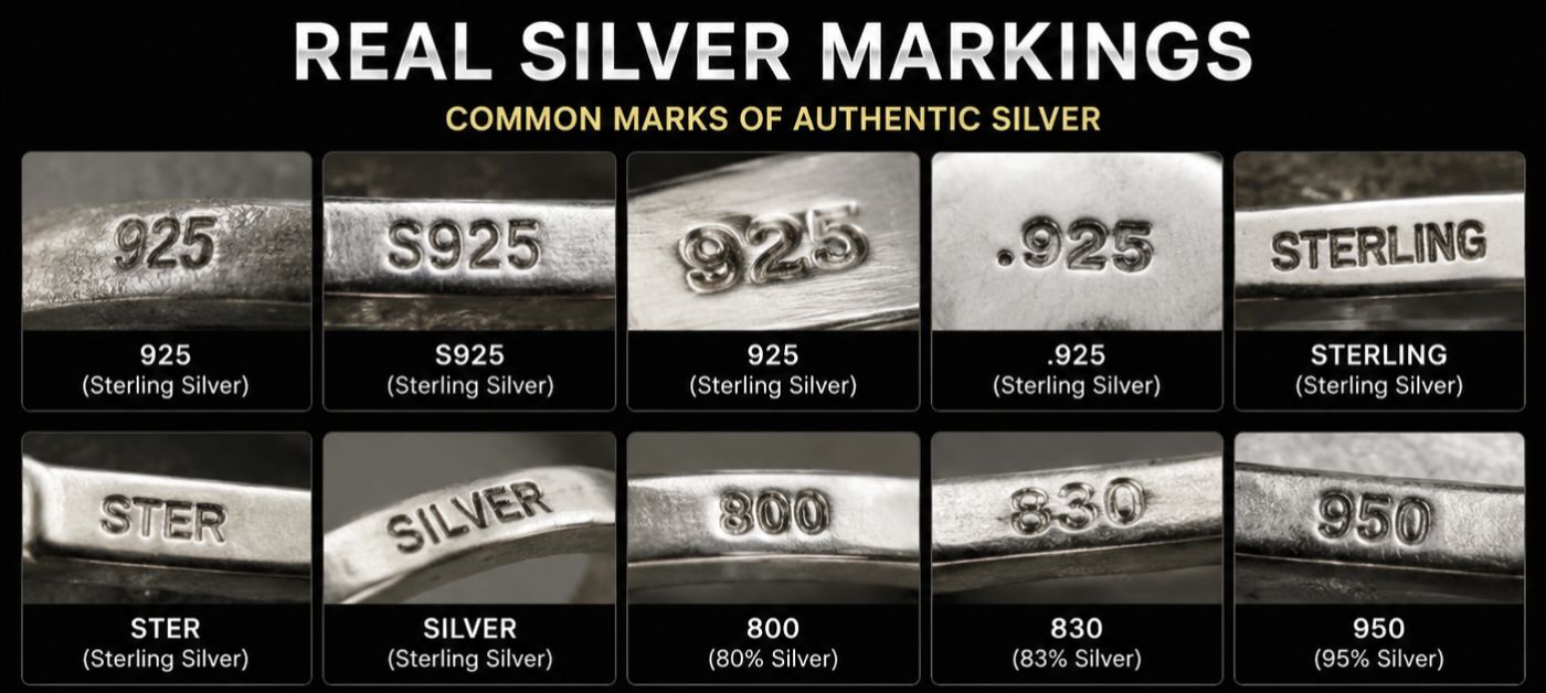 What do these sterling silver marks mean?
