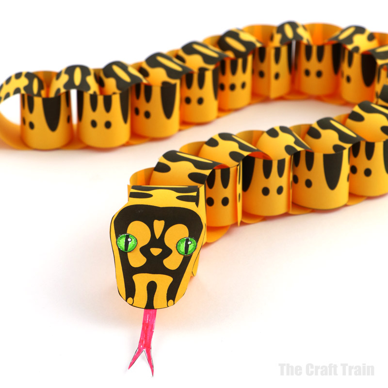 The Craft Train - 🐍 Paper chain pythons! This best-selling... | Facebook