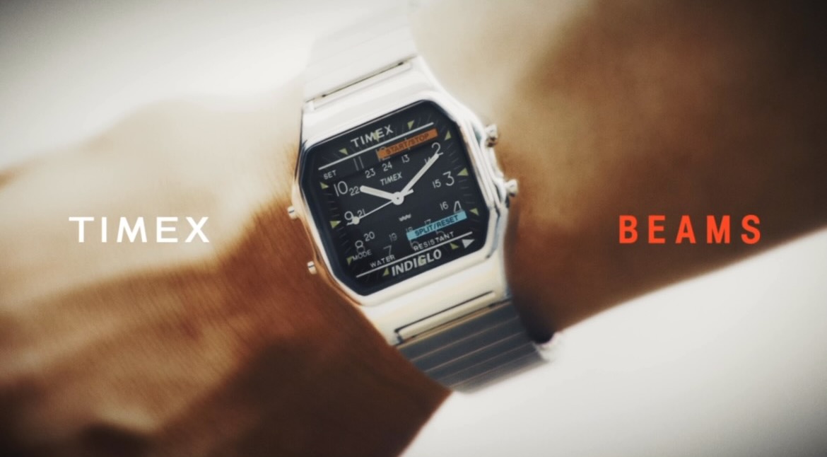 TIMEX×BEAMS] 別注 Square Camper Silver BEAMS（ビームス）別注TIMEX
