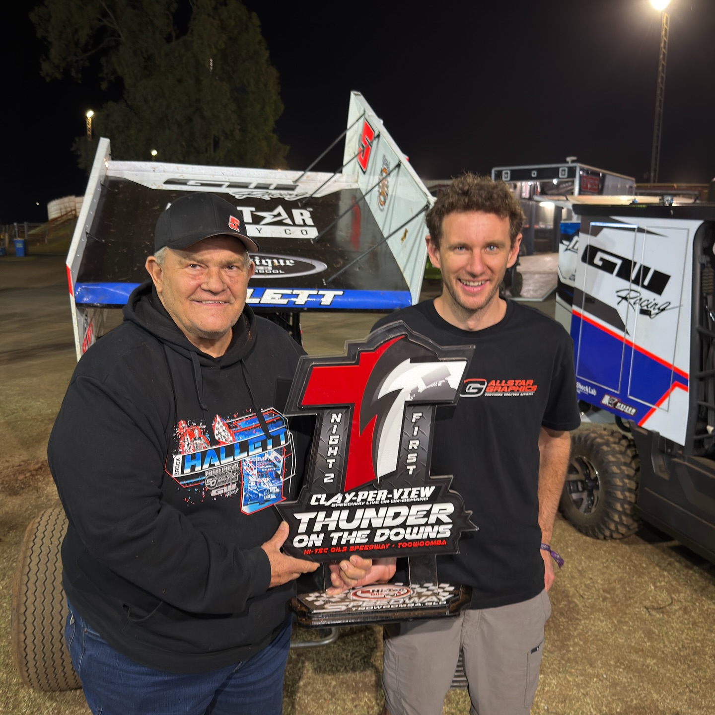 G W - Great way to welcome Graham back to the track!! 🏁🏁🏁 # ...