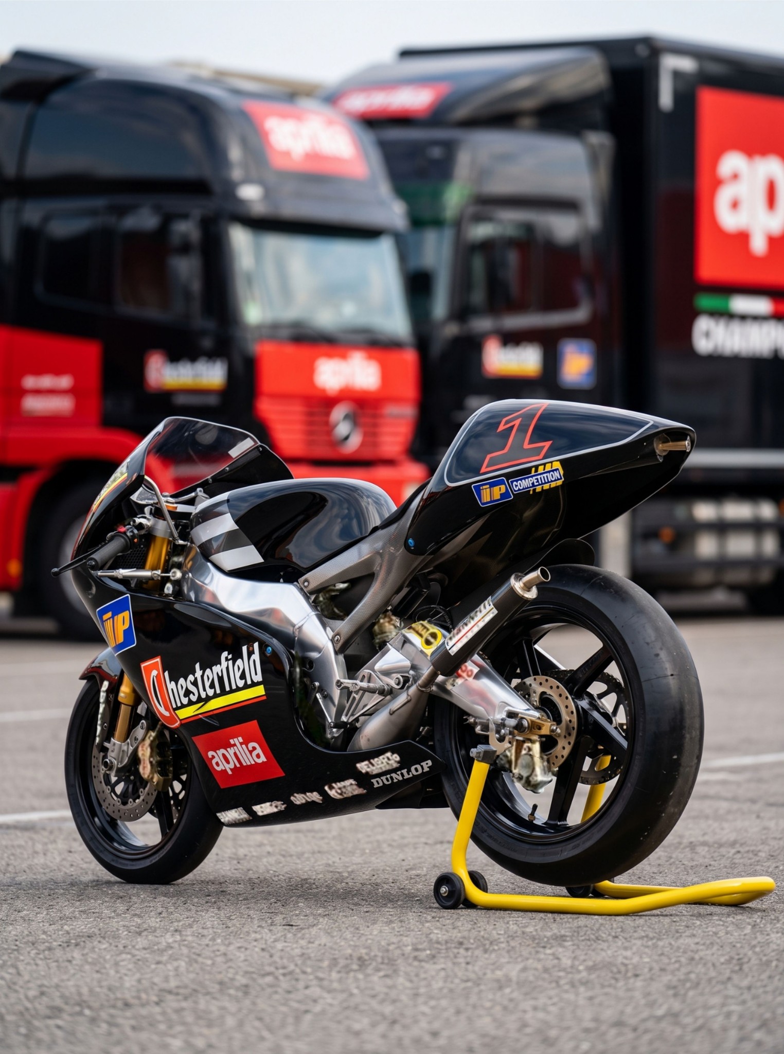 the Aprilia RSV250 of Max Biaggi and Pierfrancesco Chili