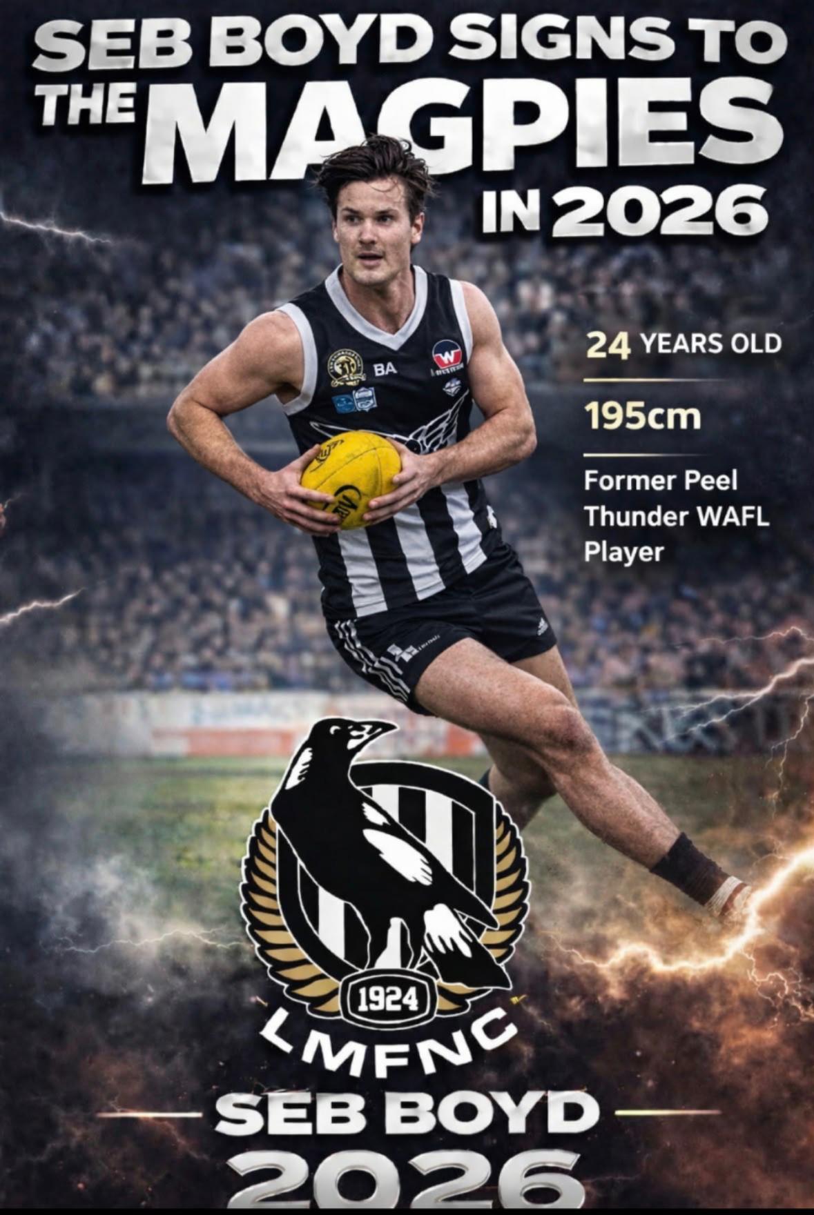 🔥🖤🤍 BIG SIGNING... - Laverton Magpies Football Netball Club | Facebook