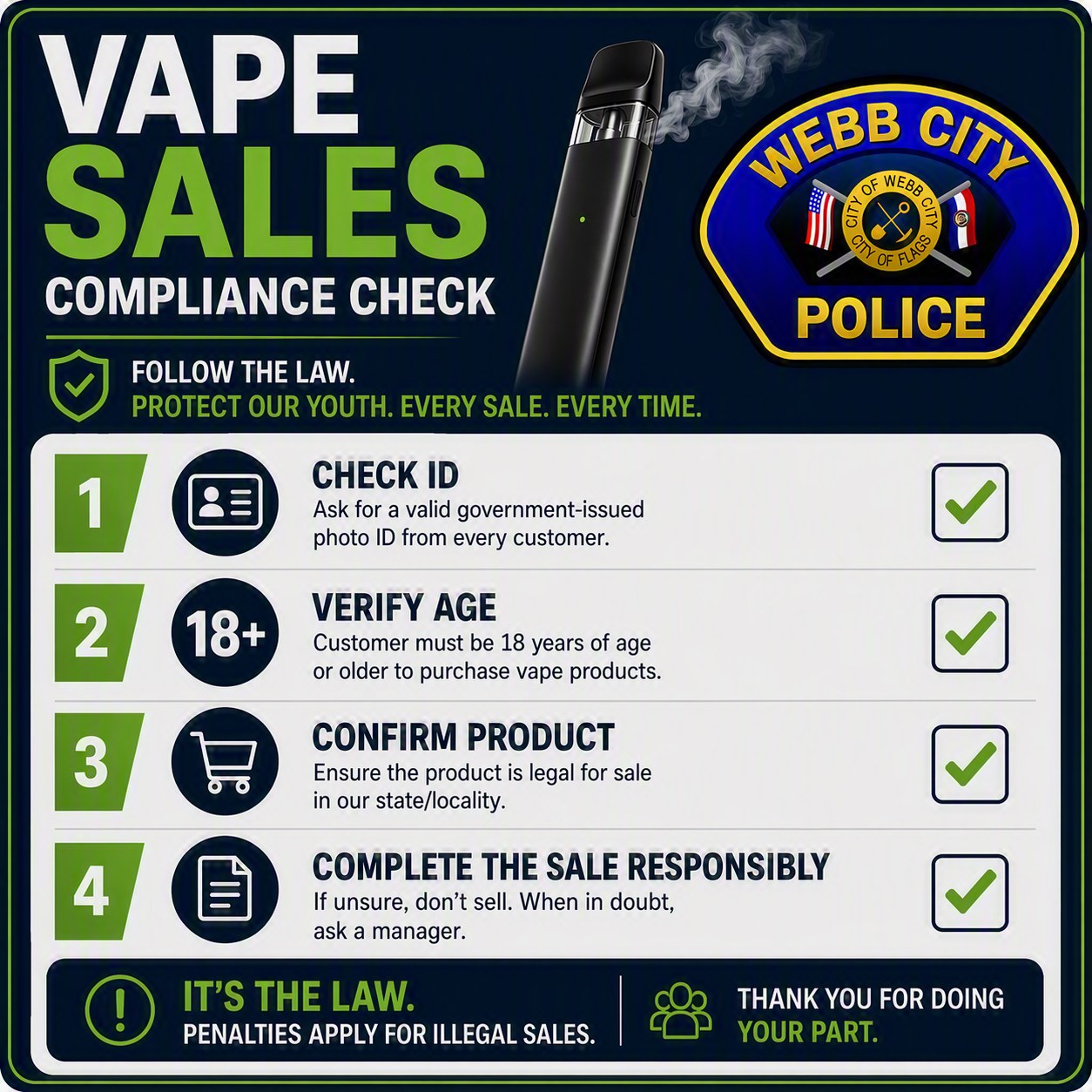 federal minimum age to buy vape UPDATE: is 21 however Missouri opted leave it at age 18. Read RSMO 407.931: 