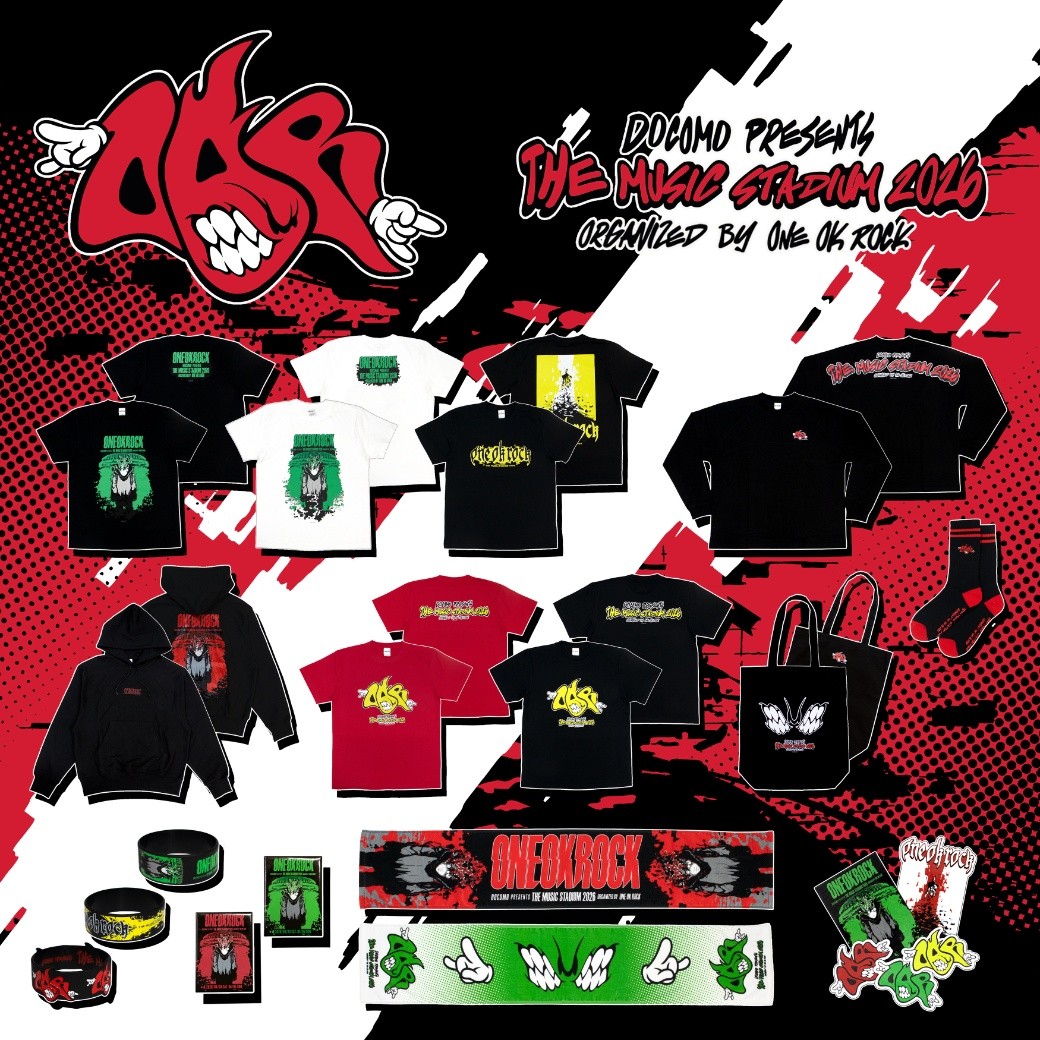 THE MUSIC STADIUM 2026 ONE OK ROCK公式グッズ」 LINE物販整理券の