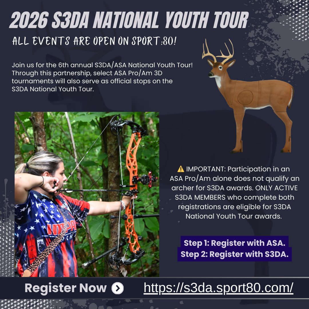 🚨 REGISTRATION IS NOW OPEN! 🚨... - Scholastic 3-D Archery | Facebook