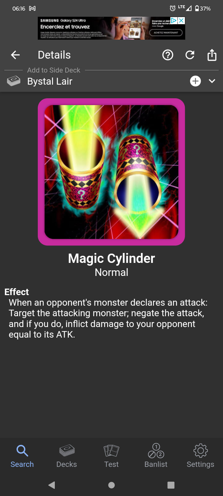 yugioh magic cylinder deck Yu-Gi-Oh! - Infinity Chasers