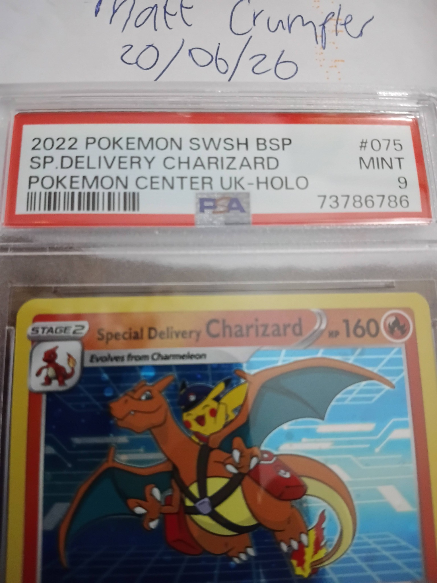 2022 Pokémon Centre Special Delivery Charizard PSA 9 for sale