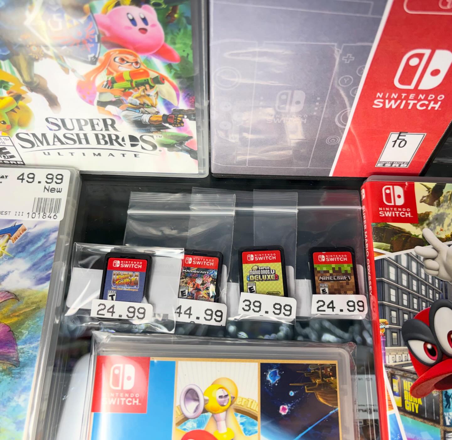 Fresh stack of preowned Nintendo Switch games just dropped