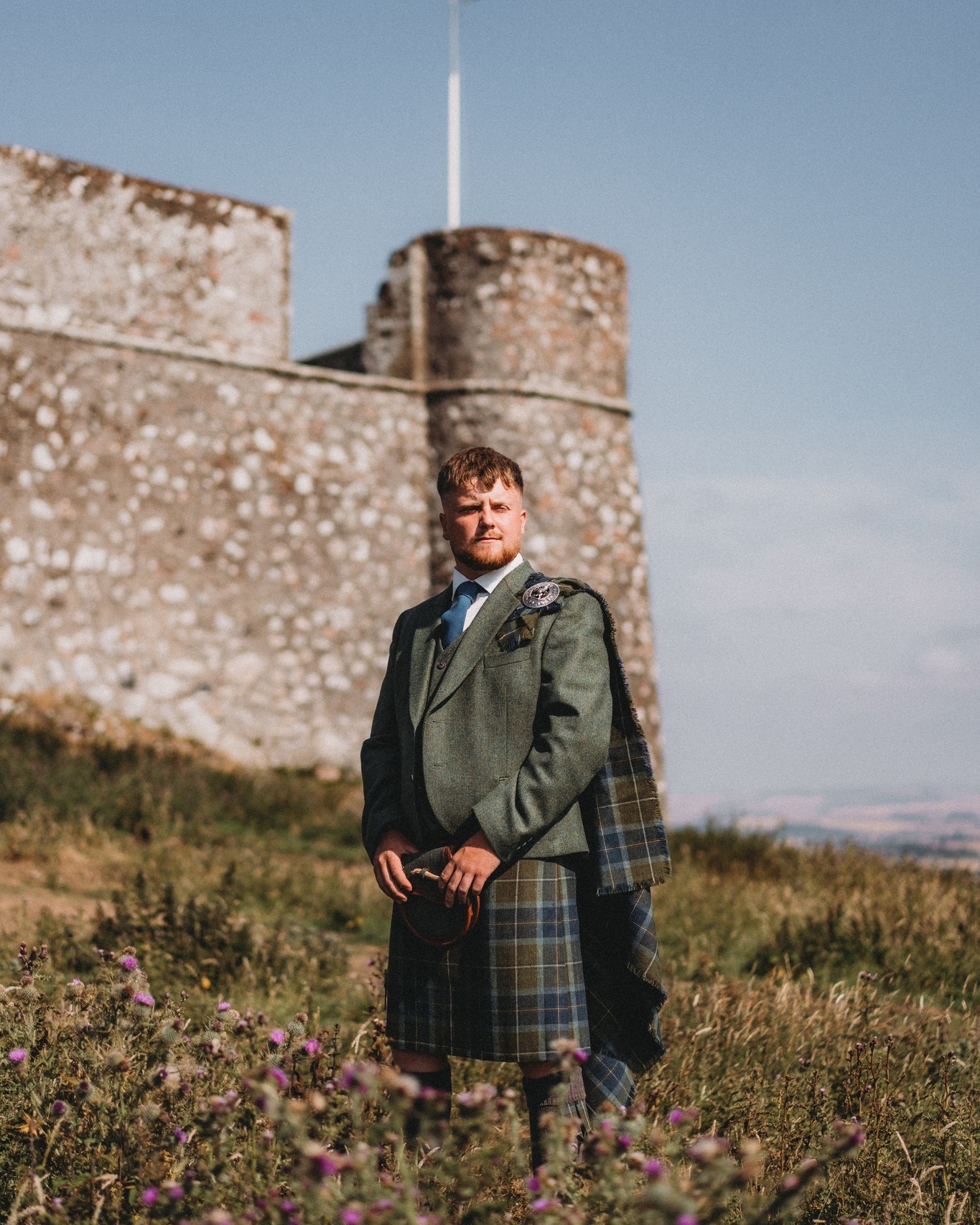 Our Lovat Green Tweed Jacket is the perfect companion to the