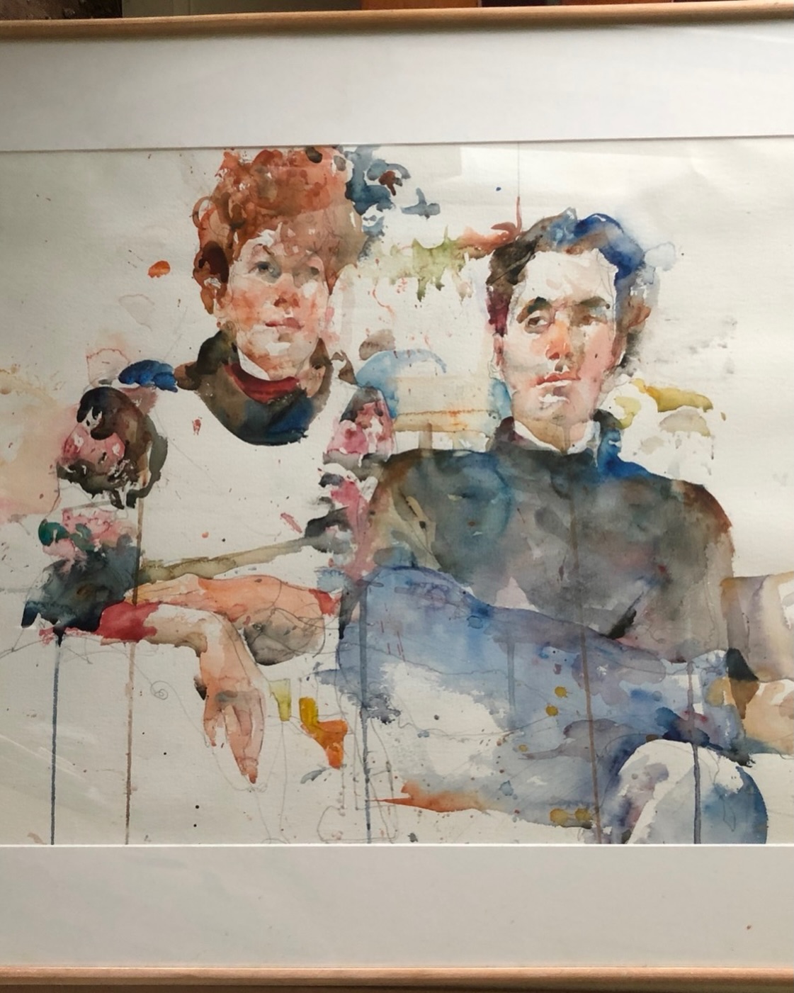 14”x 17” Figure in Watercolor. By Charles Reid. | Charles Reid Art
