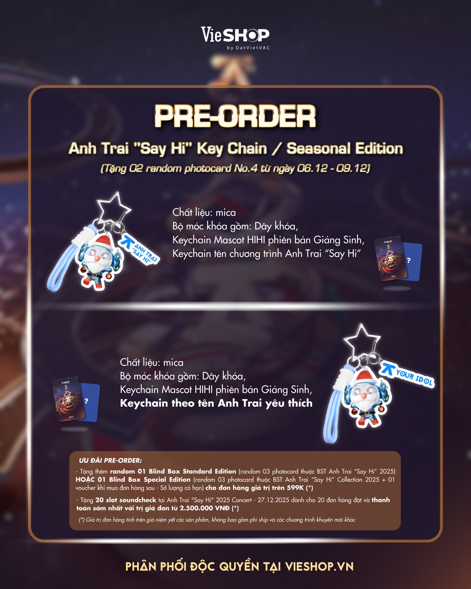 VieShop - [PRE – ORDER] ANH TRAI “SAY HI” KEY CHAIN / SEASONAL EDITION ...