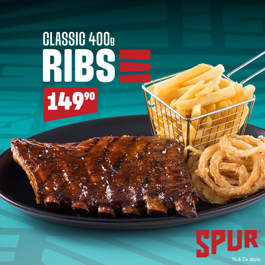 Soshanguve - Make every rand count. Enjoy 400g of Spur Pork Ribs, Spur ...