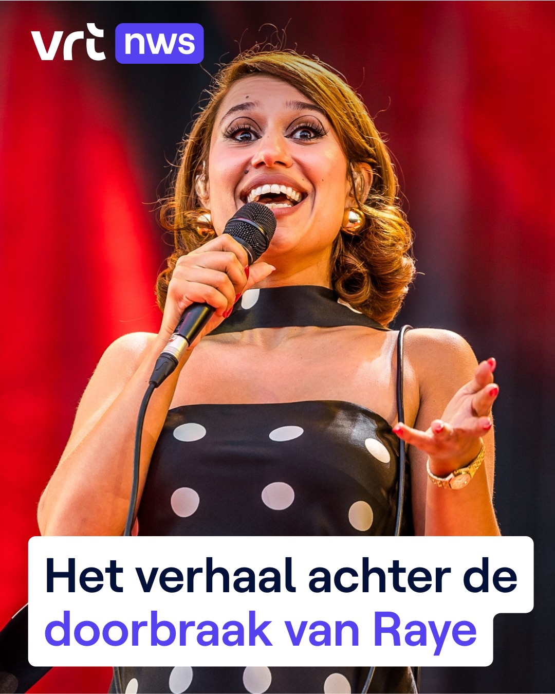 VRT - De Britse singer-songwriter Raye staat vanavond in een ...