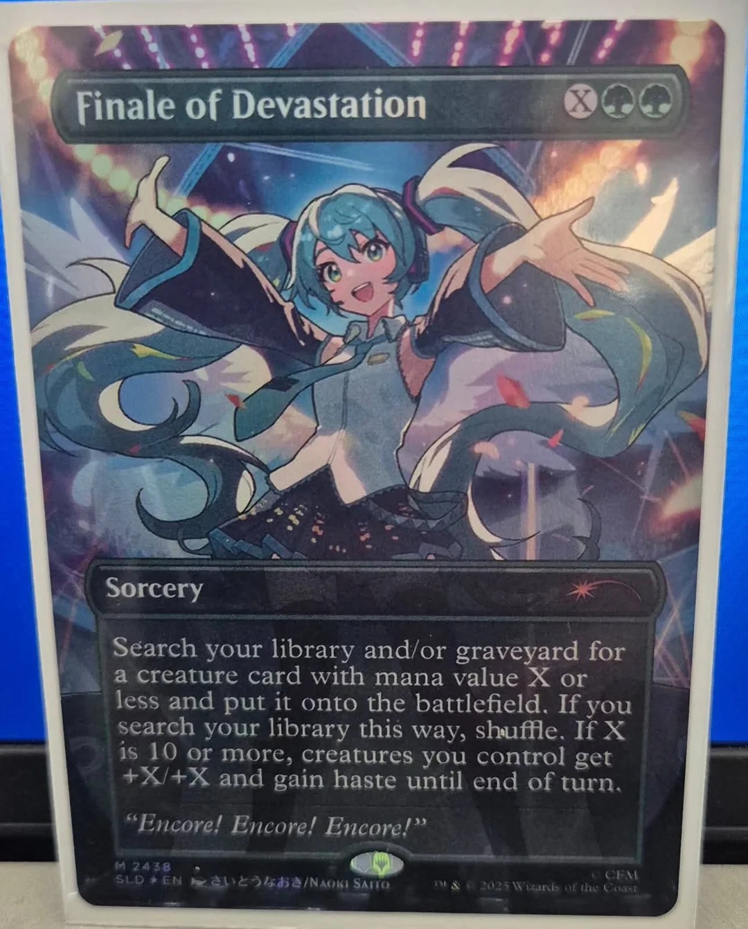 MTG 破滅の終焉/Finale of Devastation 初音ミク Oh well, this is going to be impossible to get. #mtg