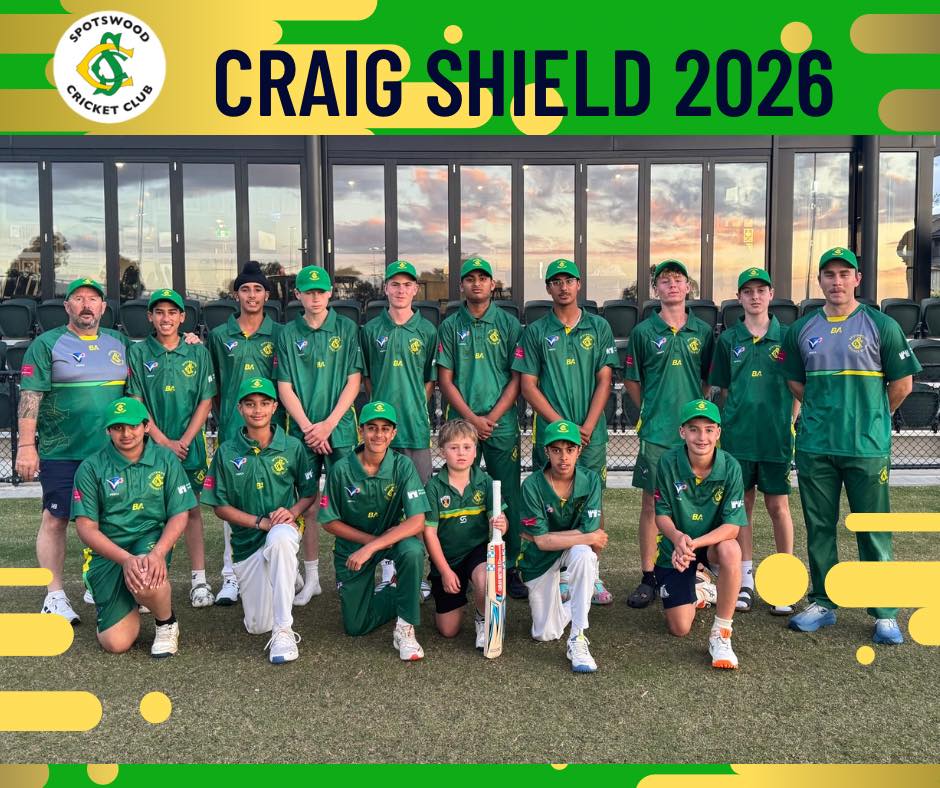 Spotswood - 🏏 Craig Shield 2026 Squad Announcement 🏏 We are proud to ...