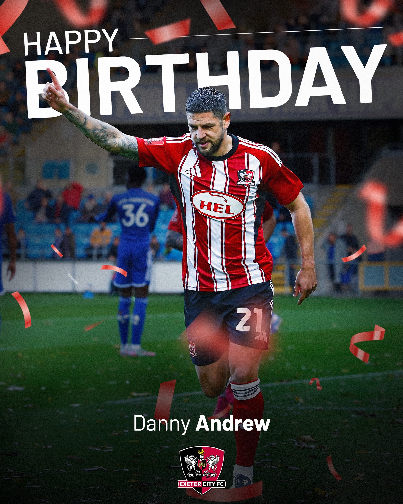 🥳 Wishing Danny Andrew and Ed... - Exeter City Football Club | Facebook