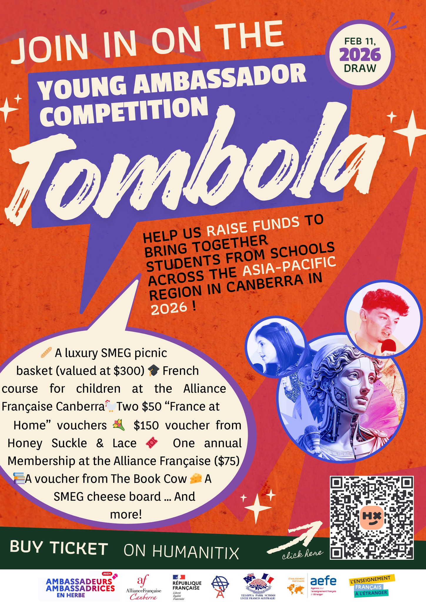 Lycée - 🎟️ SCAN TO JOIN 🎟️ Raffle Launch! 🎟️ Supporting the 2026 Asia ...