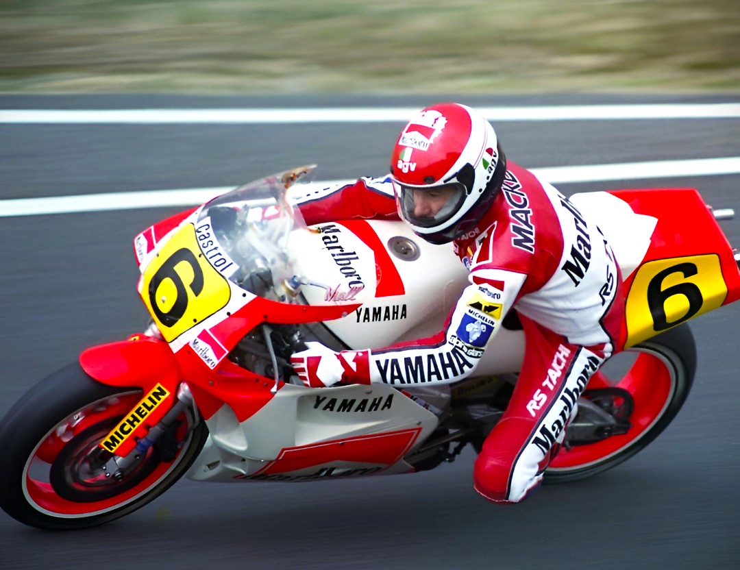 Niall Mackenzie at 1989 Suzuka Motorcycle Grand Prix