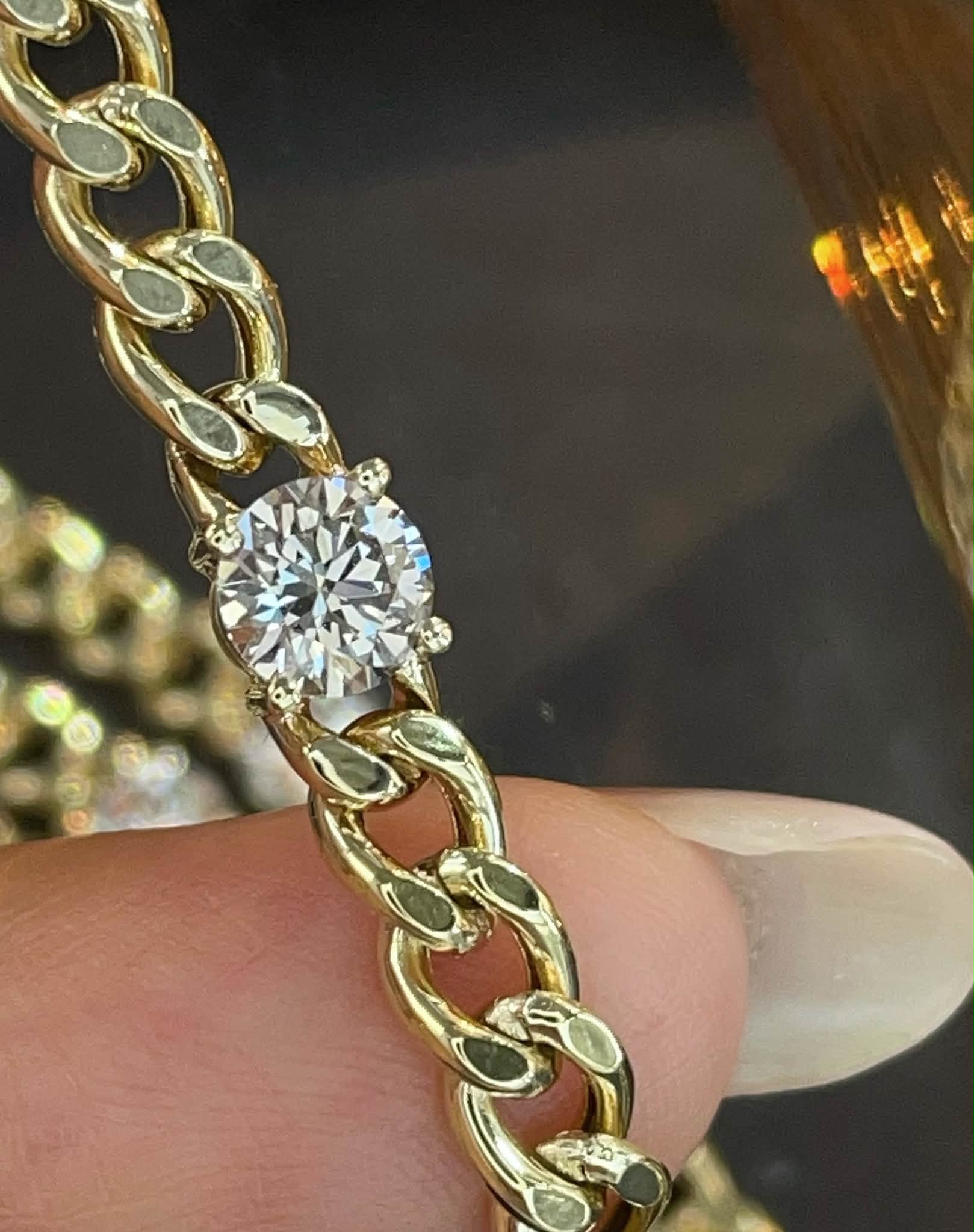 ?1345usd/?10350hkd ?【New Arrival Today】18K? 40-point Cuban 