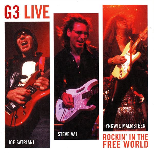 2005年G3 来日記念Tシャツ サトリアーニ、ヴァイ、ペトルーシ 15 years ago today, Joe Satriani, John Petrucci and I released 
