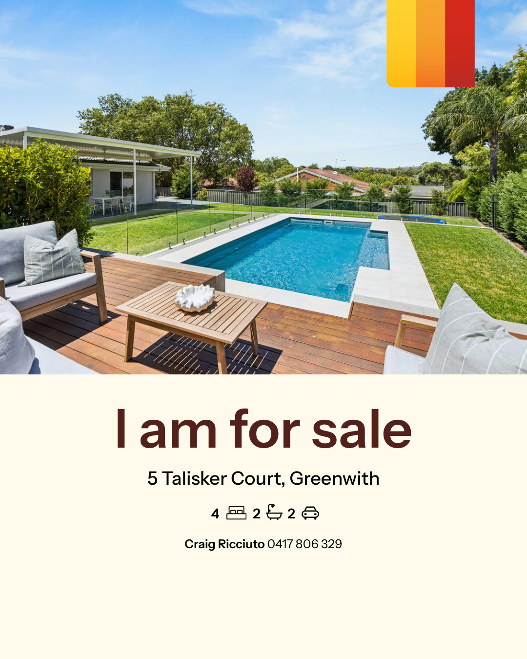 LJ - 𝗙𝗢𝗥 𝗦𝗔𝗟𝗘 5 Talisker Court, Greenwith 4 Bed | 2 Bath | 2 Car The ...