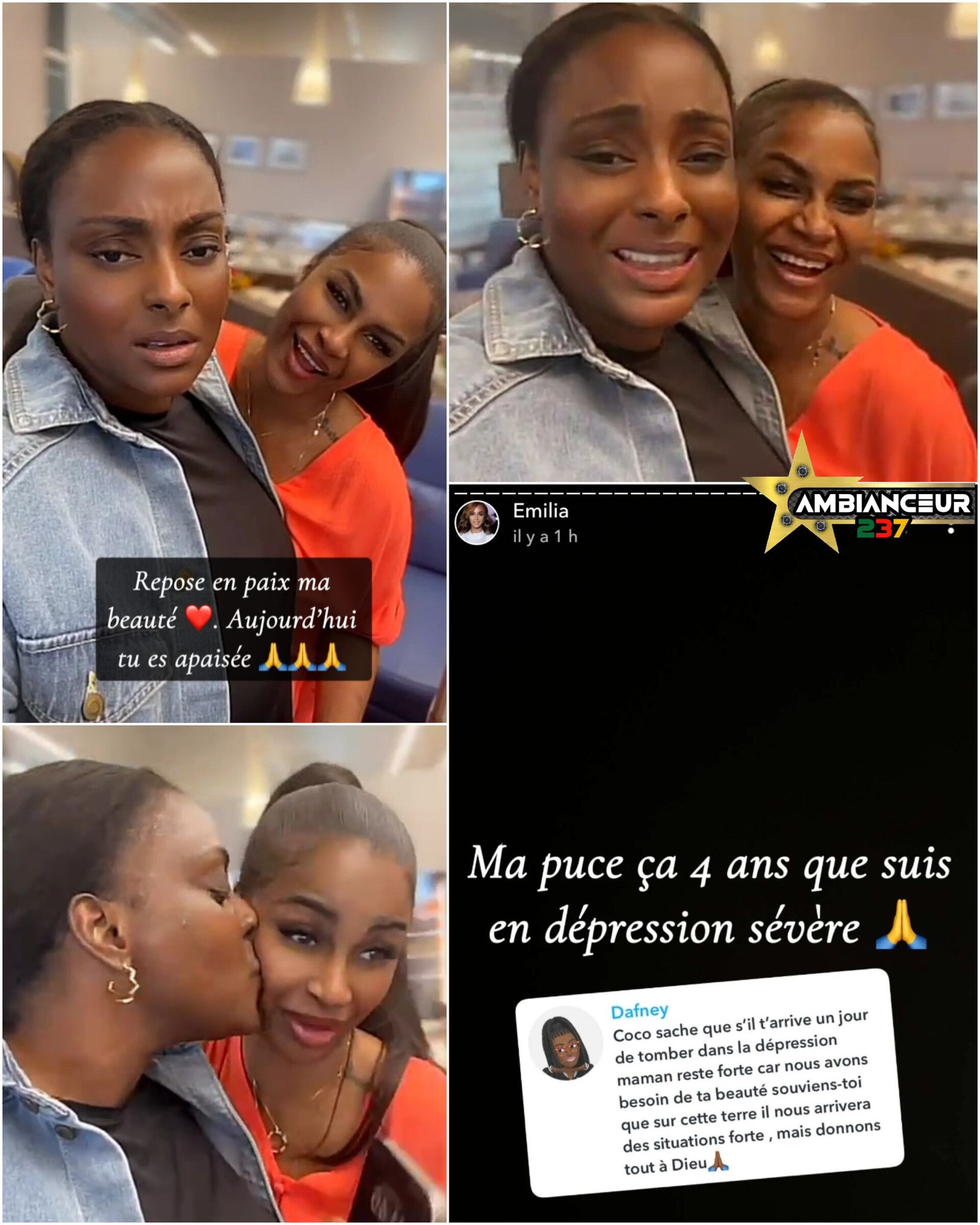 Ambianceur237 - 🚨TRISTESSE‼️ L'influenceuse Biscuitdemer dit AUREVOIR à ...