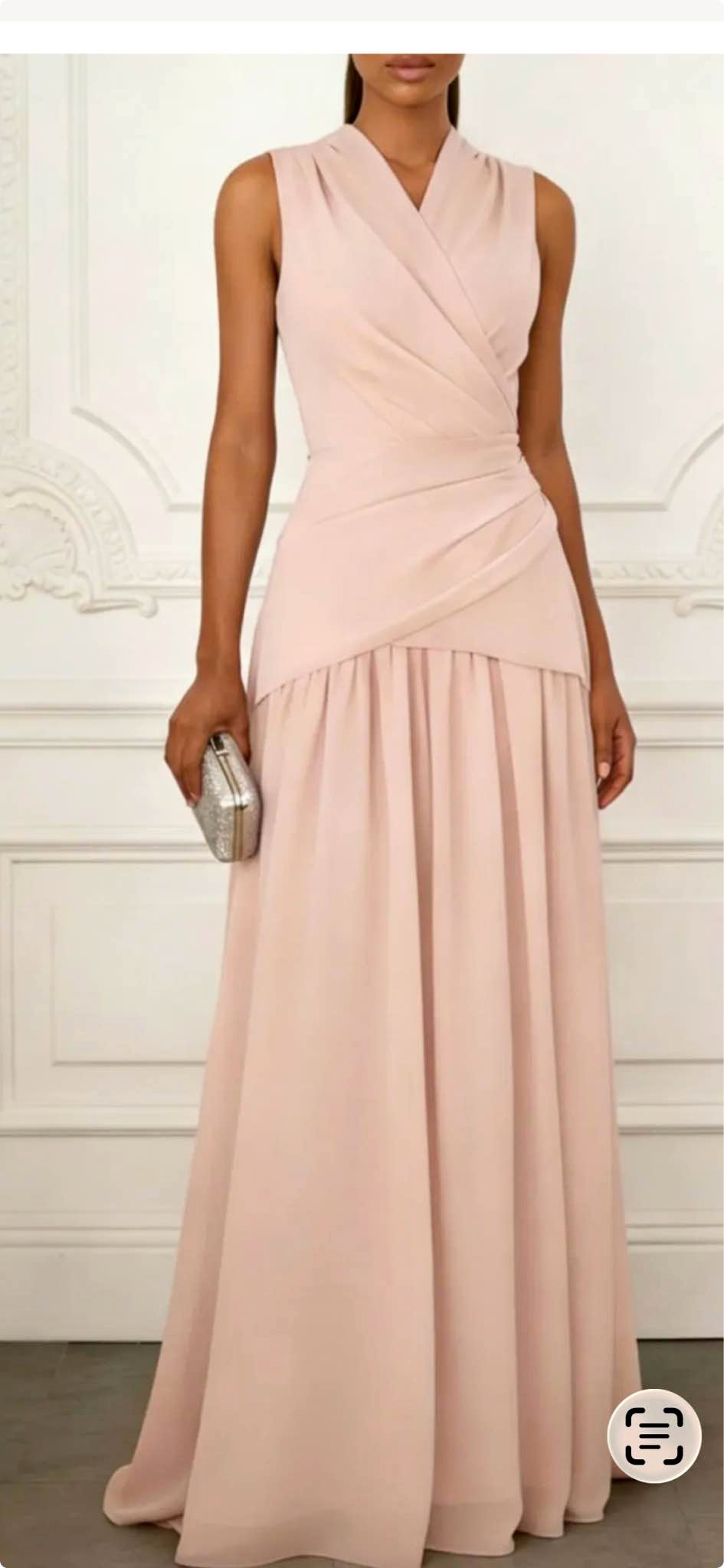 green halter dress BABARONI Chiffon Dark Green Bridesmaid Dresses Halter Floor-length Backless  Sleeveless A-line
