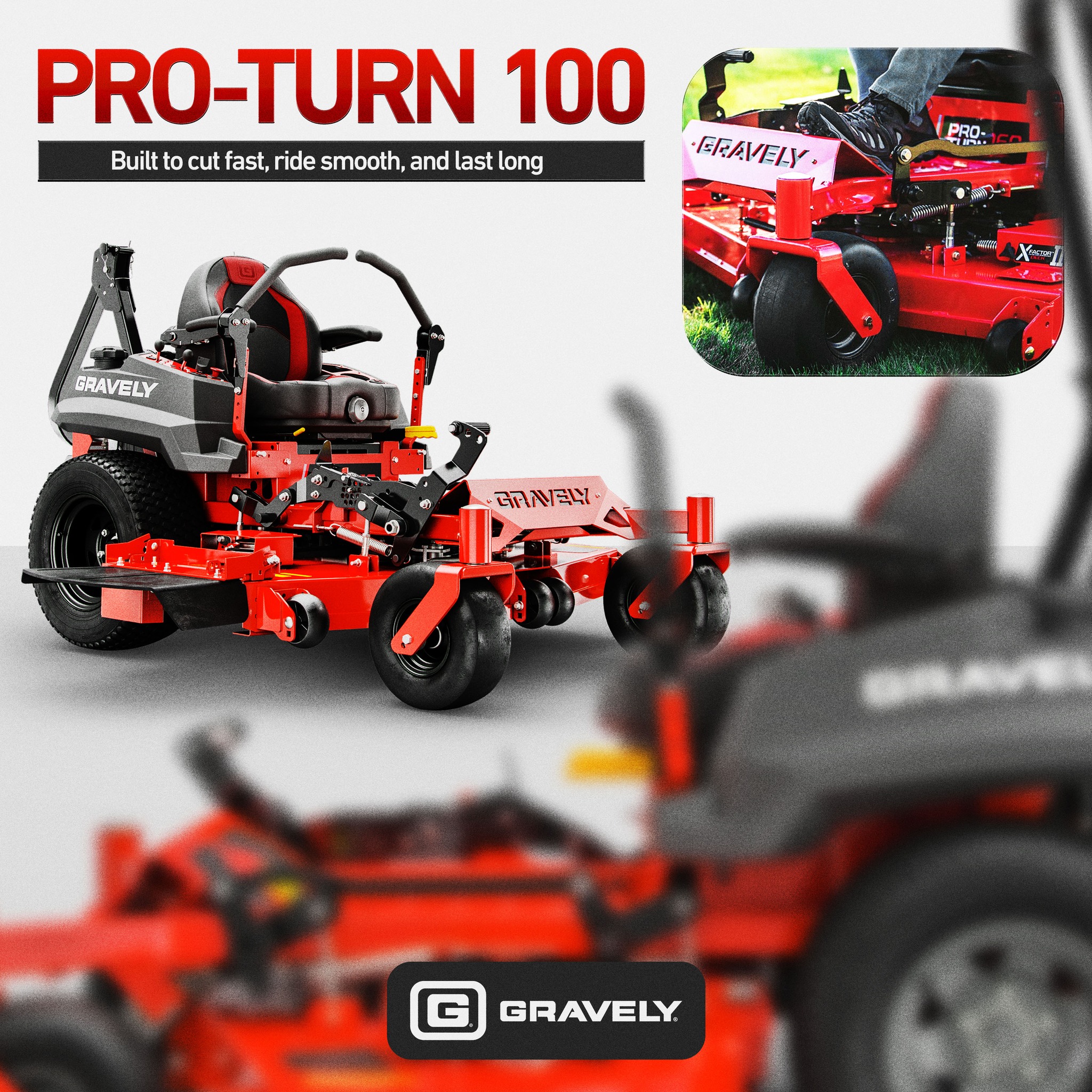 Miller's - 🚜 Cut fast, ride smooth, and last long. 💯 That's the Gravely ...