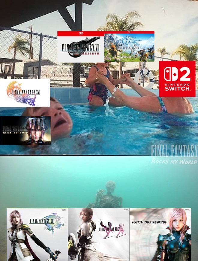 We're never gonna get Final Fantasy XIII on Switch, are we? 😭