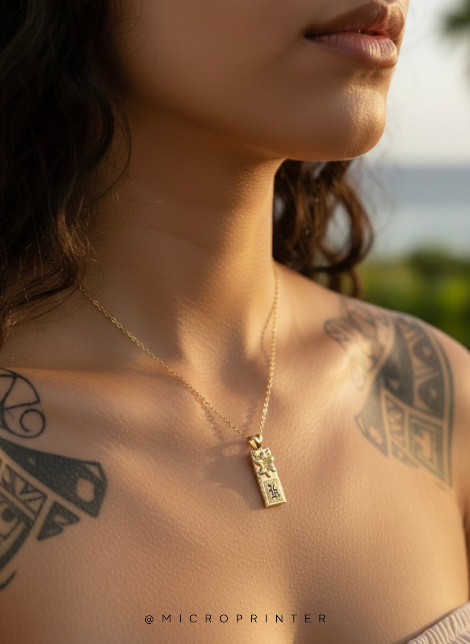 Gold Initial Necklaces up... - Micro Printer & Alterations | Facebook