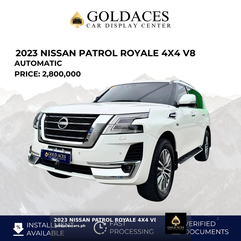 2023 NISSAN PATROL ROYALE 4X4 V8 5.6L AUTOMATIC TRANSMISSION