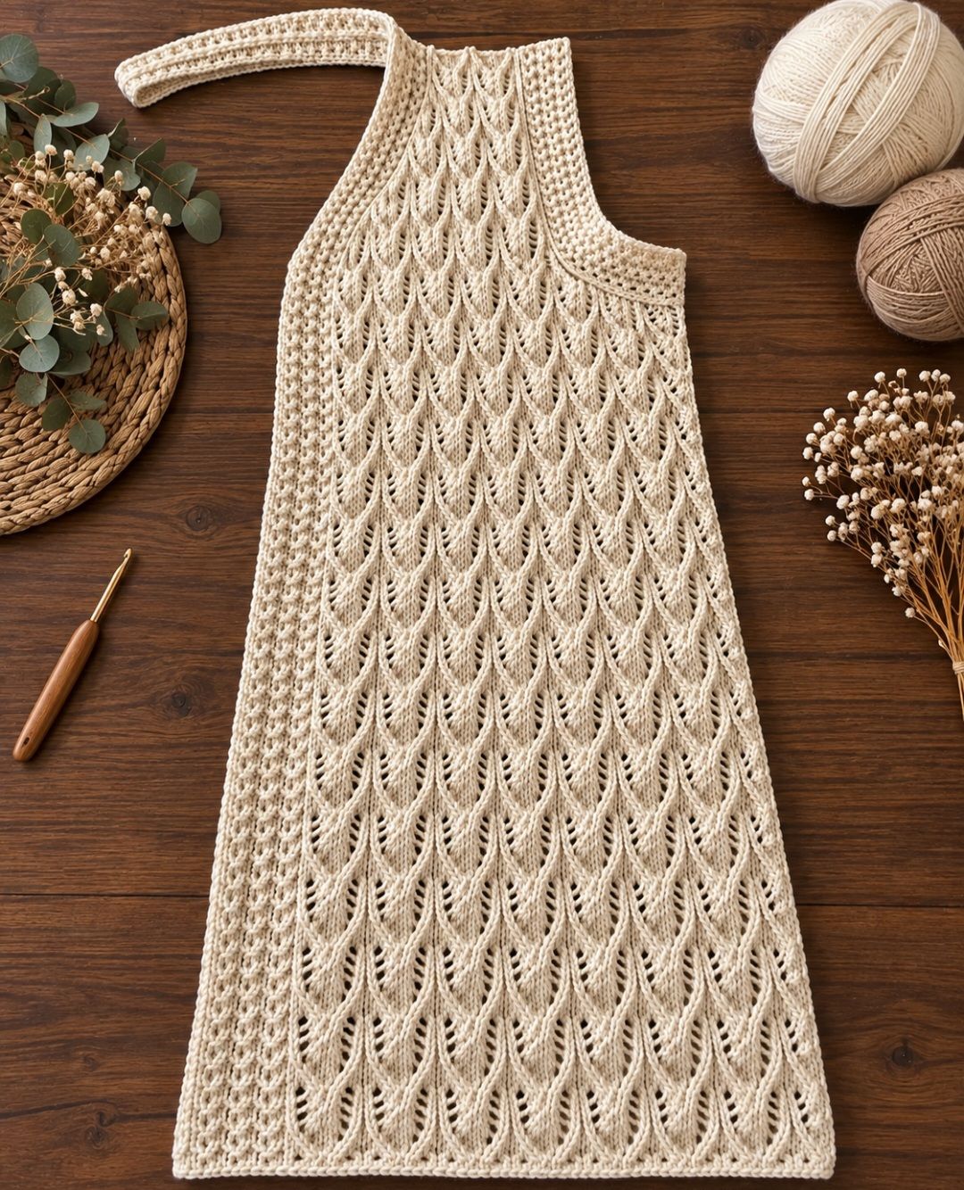 Elegant Leaf Lace Crochet Vest Pattern Inspiration 🍂🧶 -hamdiye